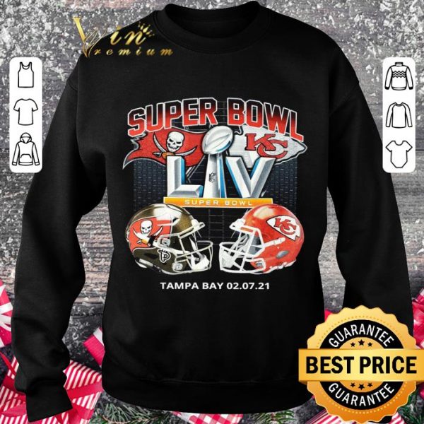 Premium Super Bowl LIV Champions 02.07.21 Tampa Bay Buccaneers vs Kansas City Chiefs Shirt