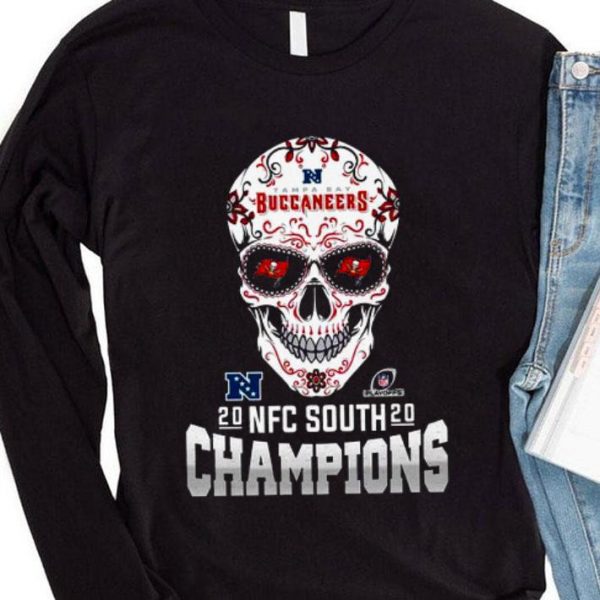 Hot Sugar Skull Tampa Bay Buccaneers 2020 NFC South Champions Shirt