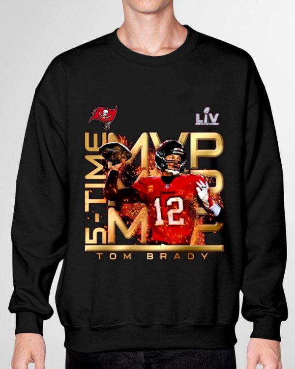 Best Tom Brady wins record 5th Super Bowl MVP Tampa Bay Buccaneers Shirt
