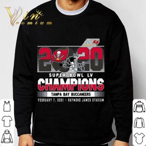 2020 Super Bowl LV Champions Tampa Bay Buccaneers Tom Brady and Rob Gronkowski Shirt 2