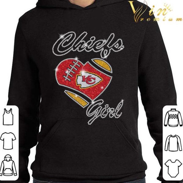 Kansas City Chiefs Girl Heart Shirt