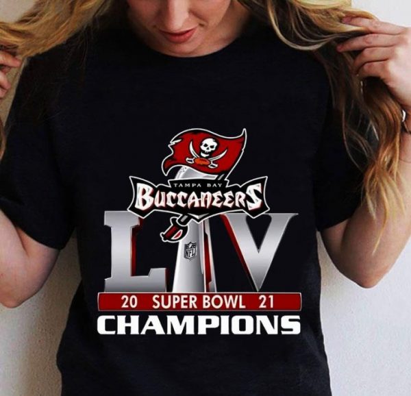 Funny Super Bowl LIV 2021 Tampa Bay Buccaneers Champions Shirt