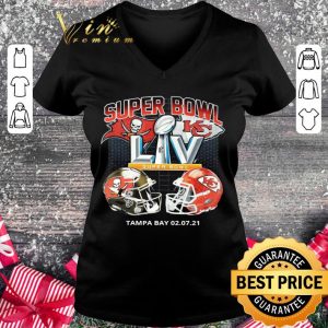 Premium Super Bowl LIV Champions 02.07.21 Tampa Bay Buccaneers vs Kansas City Chiefs Shirt