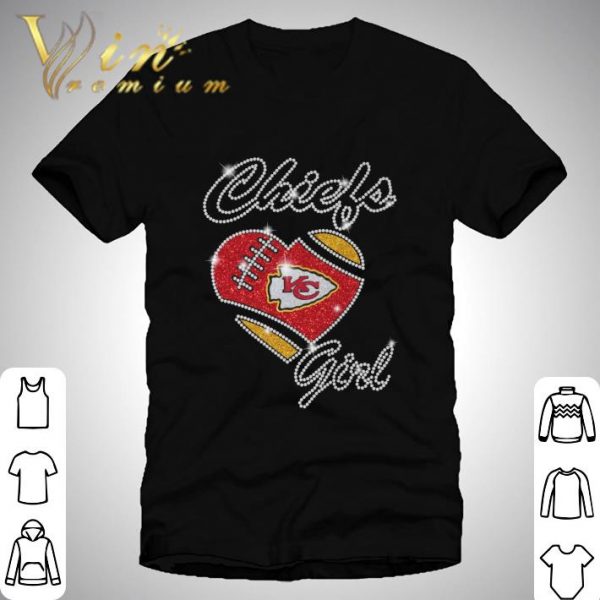 Kansas City Chiefs Girl Heart Shirt