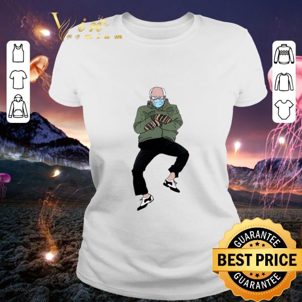 Hot Bernie Sanders Mittens Sitting Gangnam Style Inauguration Funny Meme Shirt