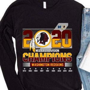 Premium 2020 NFC East Division Champions Washington Football Team Shirt 3