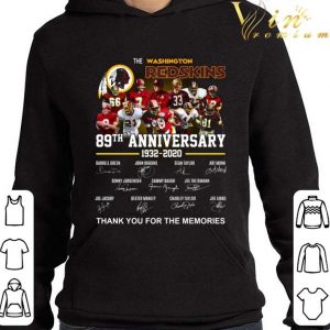 Thank You Memories The Washington Football Team NFL 89 Years Of 1932-2020 Signatures Shirt 3