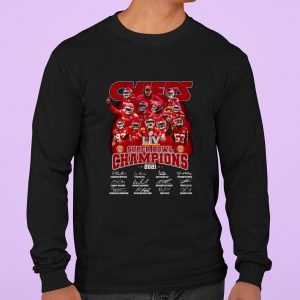 Premium 2021 Team Kansas City Chiefs Super Bowl Champions Signatures Shirt 2