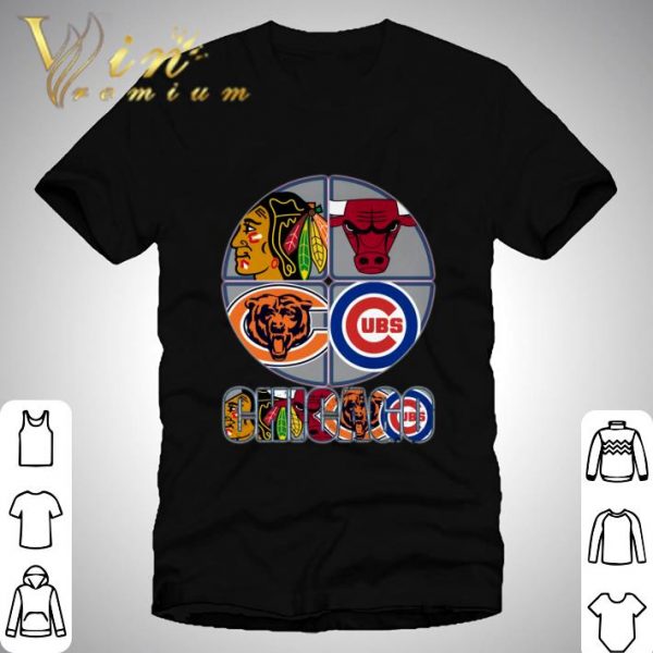 Chicago Sports Team Chicago Bears Bulls Cubs and Chicago Blackhawks Shirt