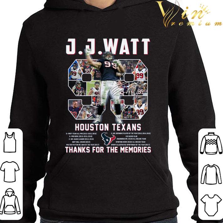 J.J. Watt No. 99 Houston Texas Signature Thank You For The Memories Shirt e3214f98 j j watt no 99 houston texas signature thank you for the memories shirt 4 - J.J. Watt No. 99 Houston Texas Signature Thank You For The Memories Shirt