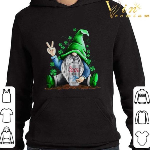 St. Patrick’s Day Gnome Hold Coors Light Shamrocks Shirt