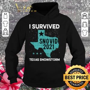 Awesome I Survived Snovid 2021 Texas Snowstorm Texas Strong T-Shirt 3
