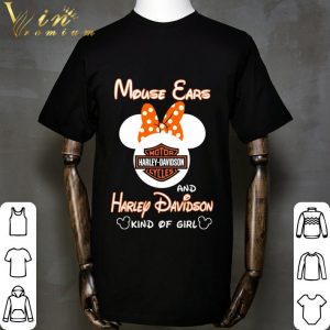 Mickey Mouse Cars And Harley Davidson Kind Of Girl shirt 1