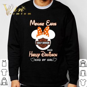 Mickey Mouse Cars And Harley Davidson Kind Of Girl shirt 2