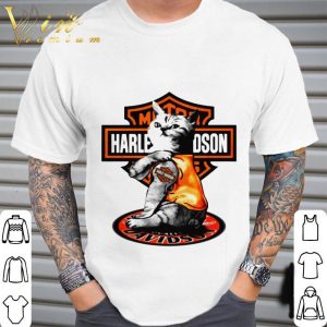 Cat tattoo Motor Harley Davidson Cycles shirt 1