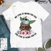 Baby Yoda Mask Domino's Pizza No Days Off Coronavirus shirt