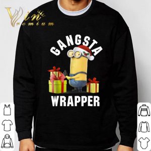 Despicable Me Minion Gansta Wrapper Christmas shirt 2