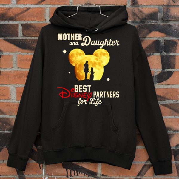Hot Mother and daughter best Disney partner for life shirt