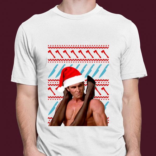 Awesome Patrick Bateman American Psycho ugly Christmas sweater shirt