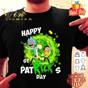 Hot Rick and Morty Crossover Happy St. PatRick's day shirt 1