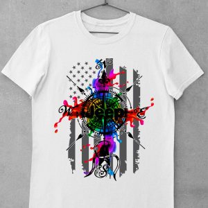 Best Jeep Compass Color American Flag shirt