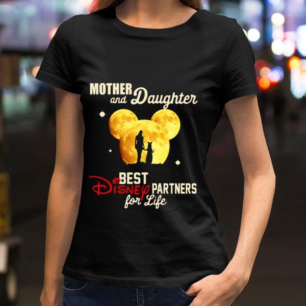 Hot Mother and daughter best Disney partner for life shirt