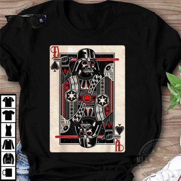 Awesome Star Wars Darth Vader King Of Spades Graphic shirt