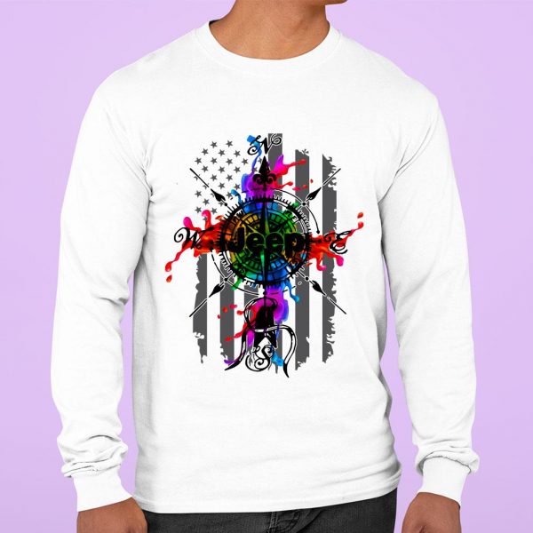 Best Jeep Compass Color American Flag shirt