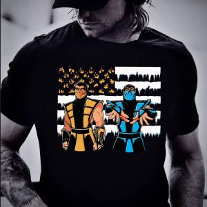 Original Mortal Kombat American Flag shirt 1