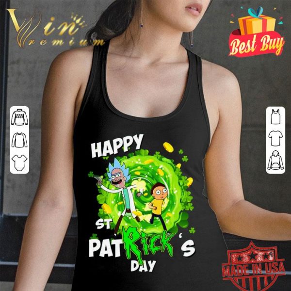 Hot Rick and Morty Crossover Happy St. PatRick's day shirt