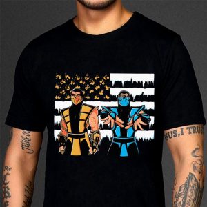 Original Mortal Kombat American Flag shirt 2