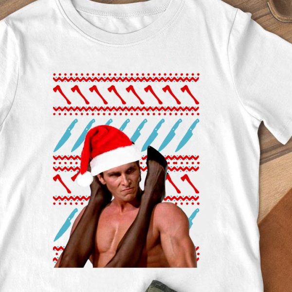 Awesome Patrick Bateman American Psycho ugly Christmas sweater shirt