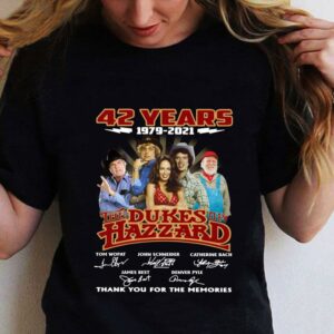 42 Years 1979-2021 Of The Dukes Of Hazzard Thank You For The Memories shirt 1
