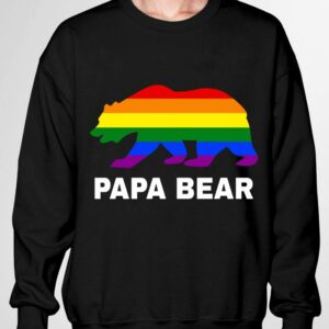 Official Original LGBT Gay Pride Rainbow Flag Papa Bear Pride shirt 2