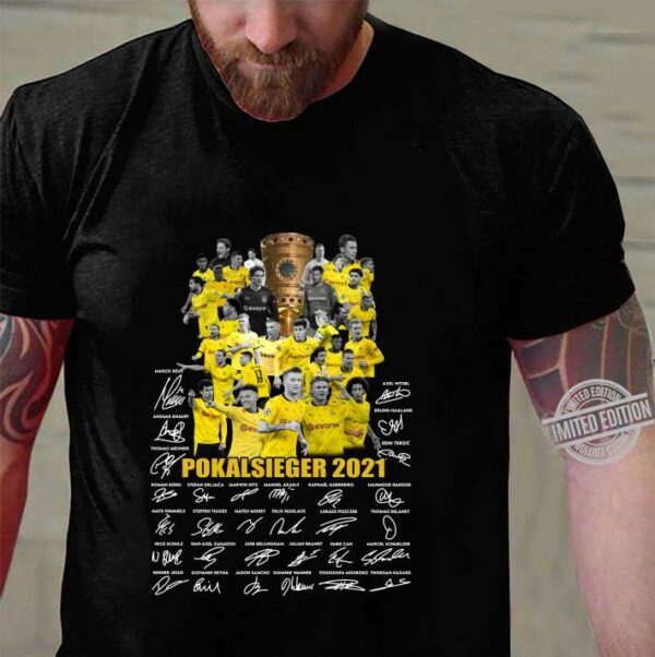 Borussia Dortmund Champions national cup Cup 2020 - 2021, Borussia Dortmund pokalsieger 2021 shirt