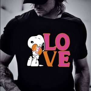 Premium Snoopy Hug Heart Love Dunkin Donuts Logo shirt 1