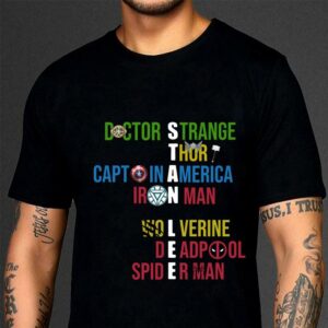 Best Doctor strange thor captoin america iron man wolverine deadpool spiderman shirt 2