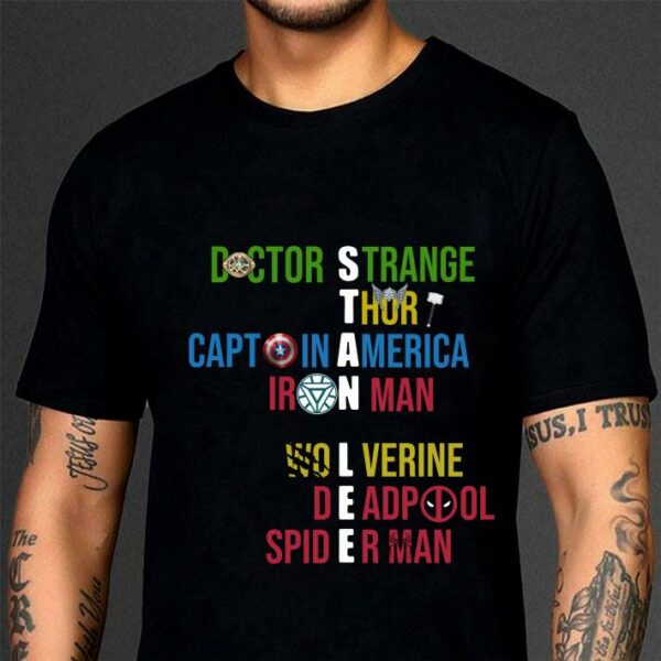 Best Doctor strange thor captoin america iron man wolverine deadpool spiderman shirt