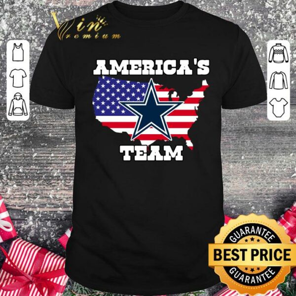 Awesome Americas Team American Flag Veteran Independence Day Dallas Cowboys shirt