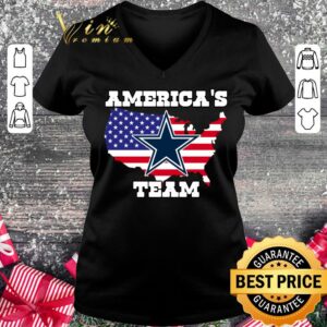 Awesome Americas Team American Flag Veteran Independence Day Dallas Cowboys shirt 1