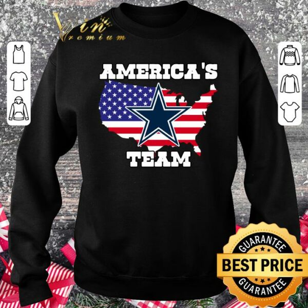 Awesome Americas Team American Flag Veteran Independence Day Dallas Cowboys shirt