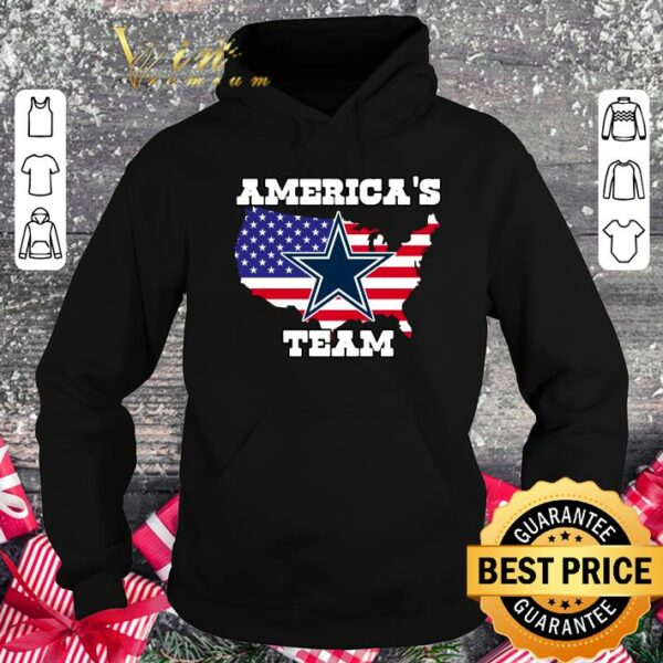 Awesome Americas Team American Flag Veteran Independence Day Dallas Cowboys shirt