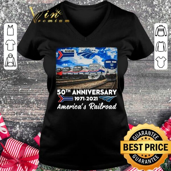 Official Amtrak 50th anniversary 1971-2021 America's Railroad other shirt