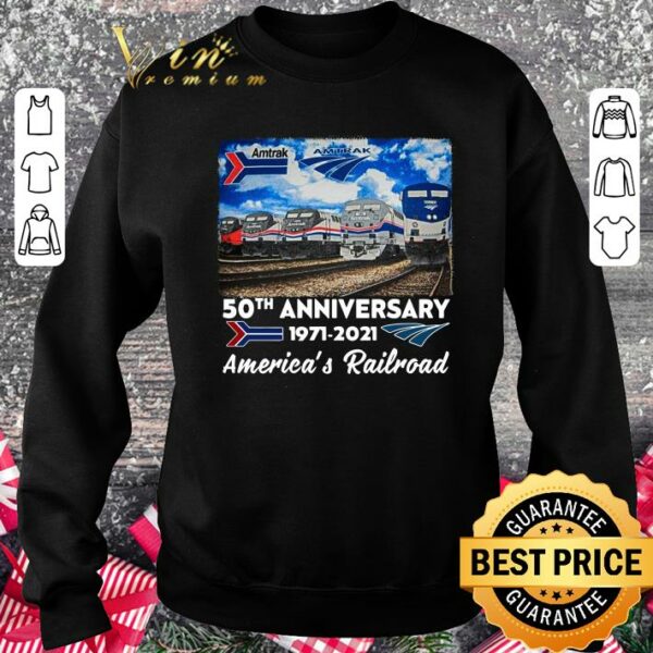 Official Amtrak 50th anniversary 1971-2021 America's Railroad other shirt