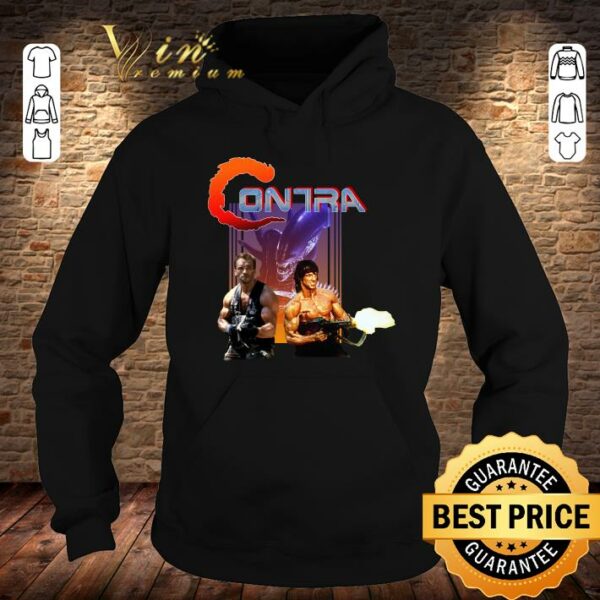 Best Contra movie Sylvester Stallone Arnold Schwarzenegger shirt