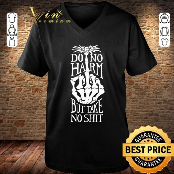 Best Do No Harm But Take No Shit Middle Finger shirt