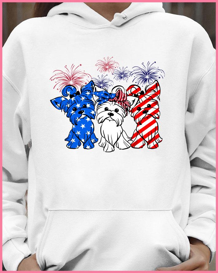 Official Fireworks Yorkshire Terrier red white and blue American flag shirt Fireworks Yorkshire Terrier red white and blue American flag shirt 4 - Official Fireworks Yorkshire Terrier red white and blue American flag shirt