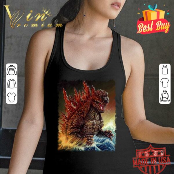 Official Godzilla 2000 Millennium Poster shirt