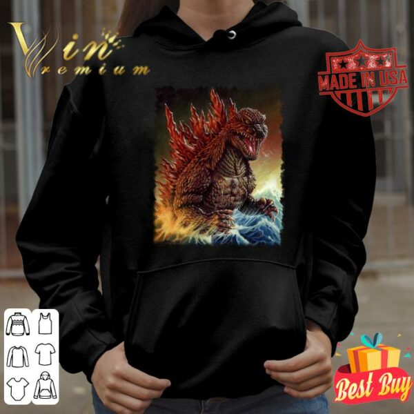 Official Godzilla 2000 Millennium Poster shirt