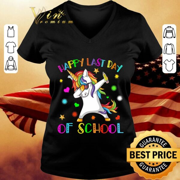 Premium Happy Last Day of School Unicorn Dabbing shirt